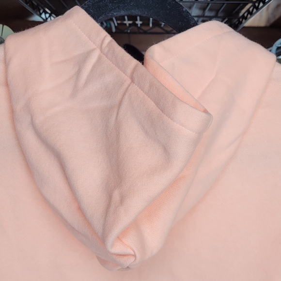 2 /$15  NEW Art Class Popover Cropped Hoodie Size L  10 - 12 Peach Sorbet NWT - Picture 8 of 13